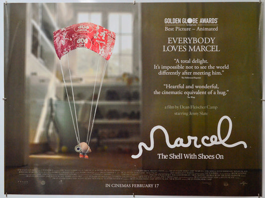 Marcel The Shell With Shoes On - Original Quad Poster - Film Poster - Movie Poster
