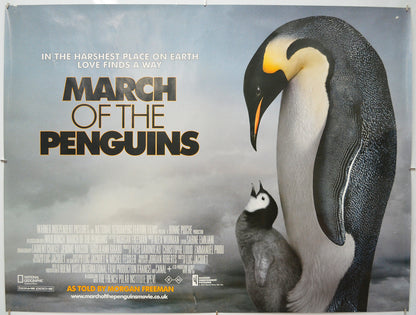 March Of The Penguins - Original Quad Poster - Film Poster - Movie Poster