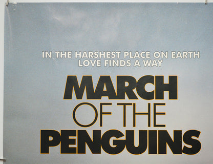 MARCH OF THE PENGUINS (Top Left) Cinema Quad Movie Poster 