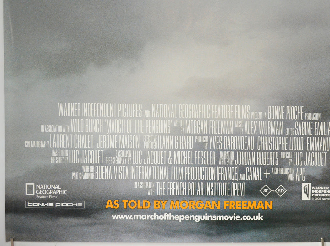 MARCH OF THE PENGUINS (Bottom Left) Cinema Quad Movie Poster 