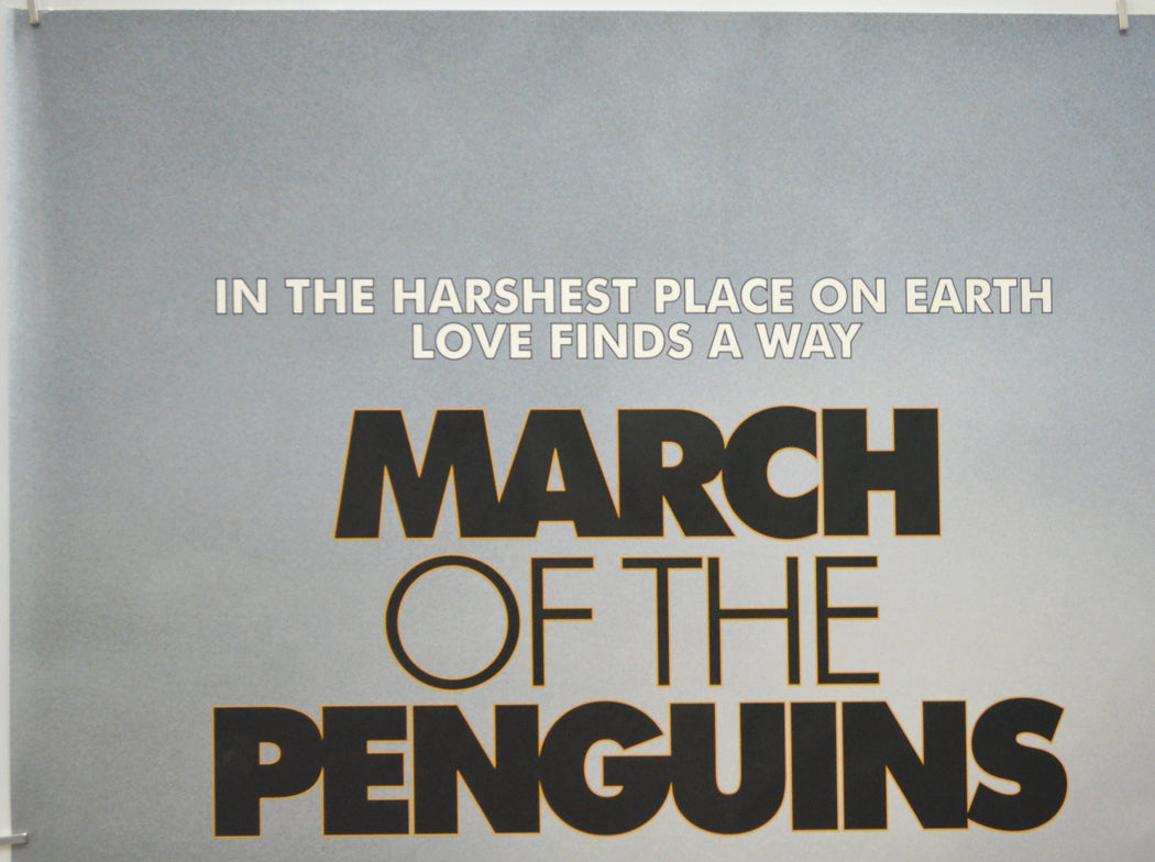 MARCH OF THE PENGUINS (Top Left) Cinema Quad Movie Poster 