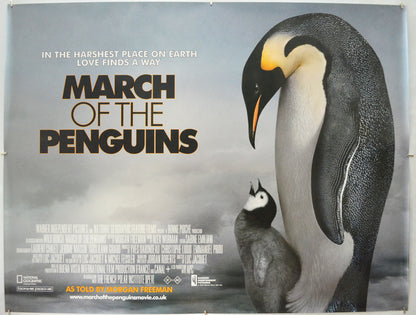 March Of The Penguins Original Quad Poster - Film Poster - Movie Poster  