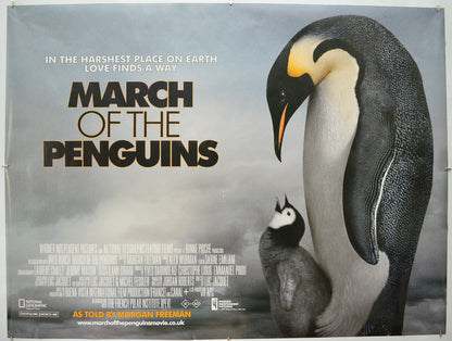 March Of The Penguins Original Quad Poster - Film Poster - Movie Poster  