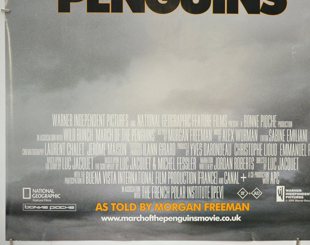 MARCH OF THE PENGUINS (Bottom Left) Cinema Quad Movie Poster 