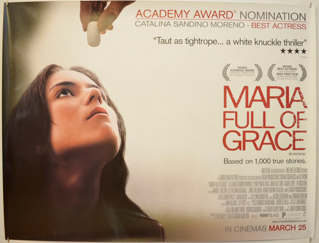 Maria Full Of Grace Original Quad Poster - Film Poster - Movie Poster