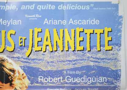 MARIUS ET JEANNETTE (Top Right) Cinema Quad Movie Poster 