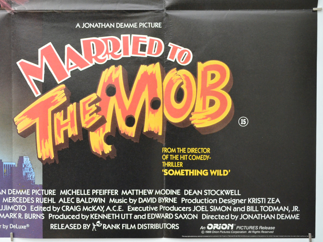 MARRIED TO THE MOB (Bottom Right) Cinema Quad Movie Poster 