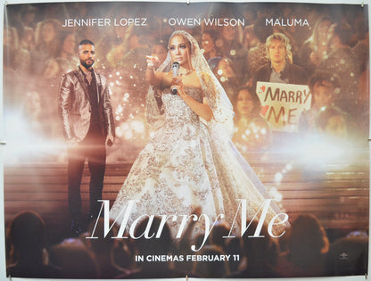 Marry Me - Original Quad Poster - Film Poster - Movie Poster