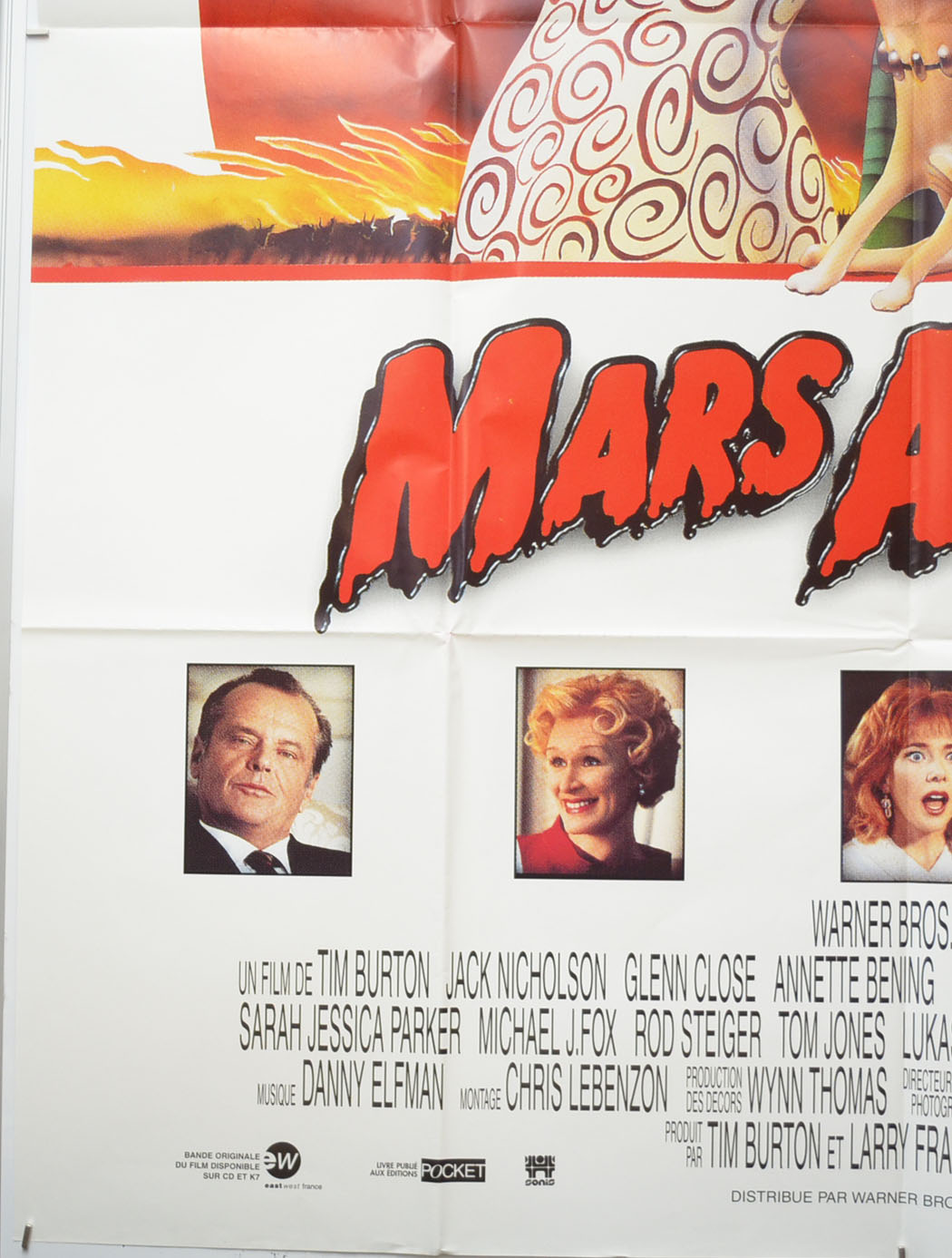 MARS ATTACKS (Bottom Left) Cinema French Grande Movie Poster 