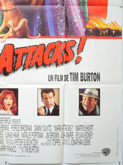 MARS ATTACKS (Bottom Right) Cinema French Grande Movie Poster 