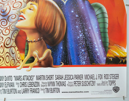 Mars Attacks (Bottom Right) Cinema Quad Movie Poster 