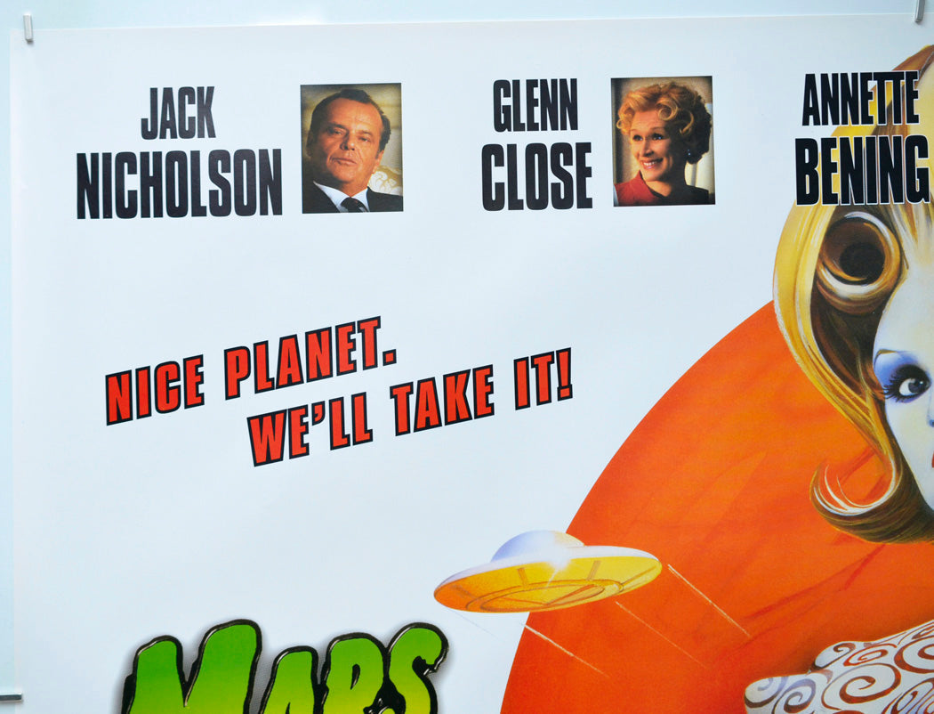 Mars Attacks (Top Left) Cinema Quad Movie Poster 