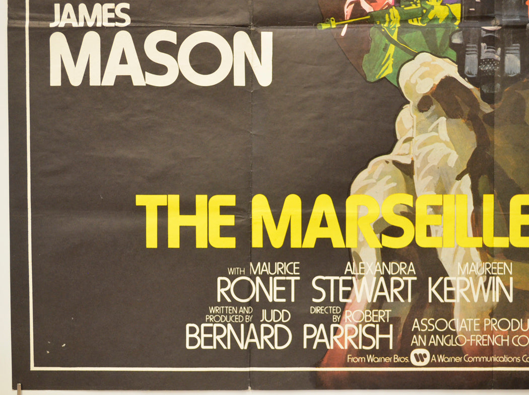 THE MARSEILLE CONTRACT (Bottom Left) Cinema Quad Movie Poster 