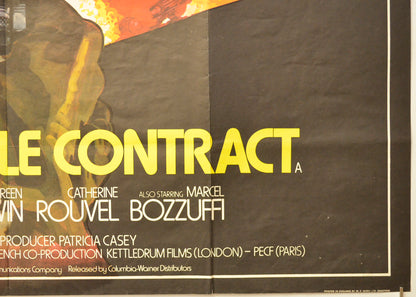 THE MARSEILLE CONTRACT (Bottom Right) Cinema Quad Movie Poster 