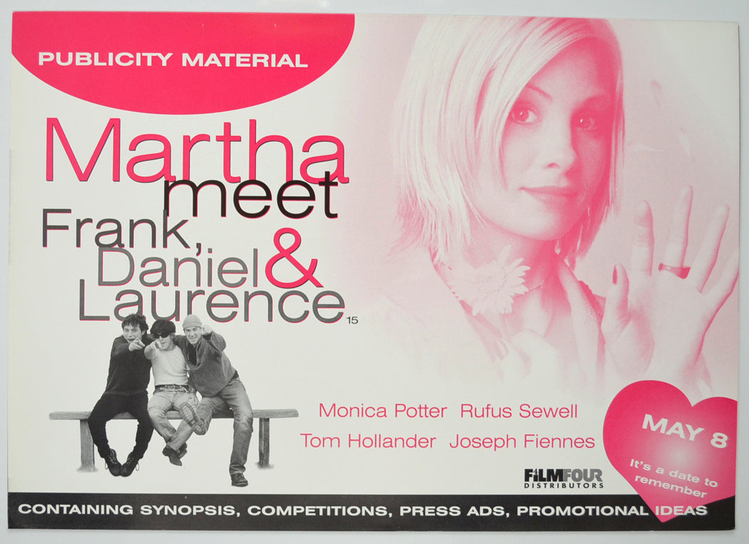 Martha Meet Frank, Daniel And Laurence Original 6 Page Cinema Exhibitors Campaign Pressbook (UK)