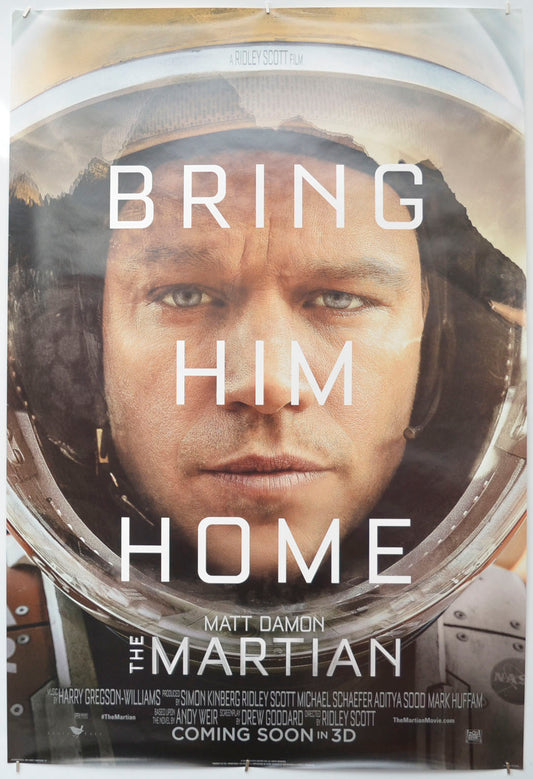 The Martian Original One Sheet Poster - Film Poster - Movie Poster