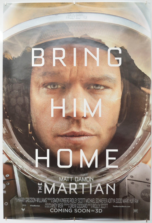 The Martian Original One Sheet Poster - Film Poster - Movie Poster