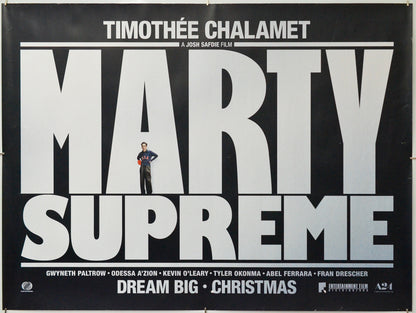 Marty Supreme - Original Quad Poster - Film Poster - Movie Poster