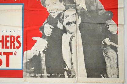 MARX BROTHERS – GO WEST (Bottom Right) Cinema Quad Movie Poster 