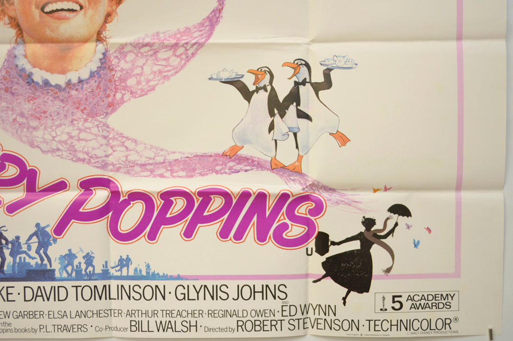 MARY POPPINS (Bottom Right) Cinema Quad Movie Poster 