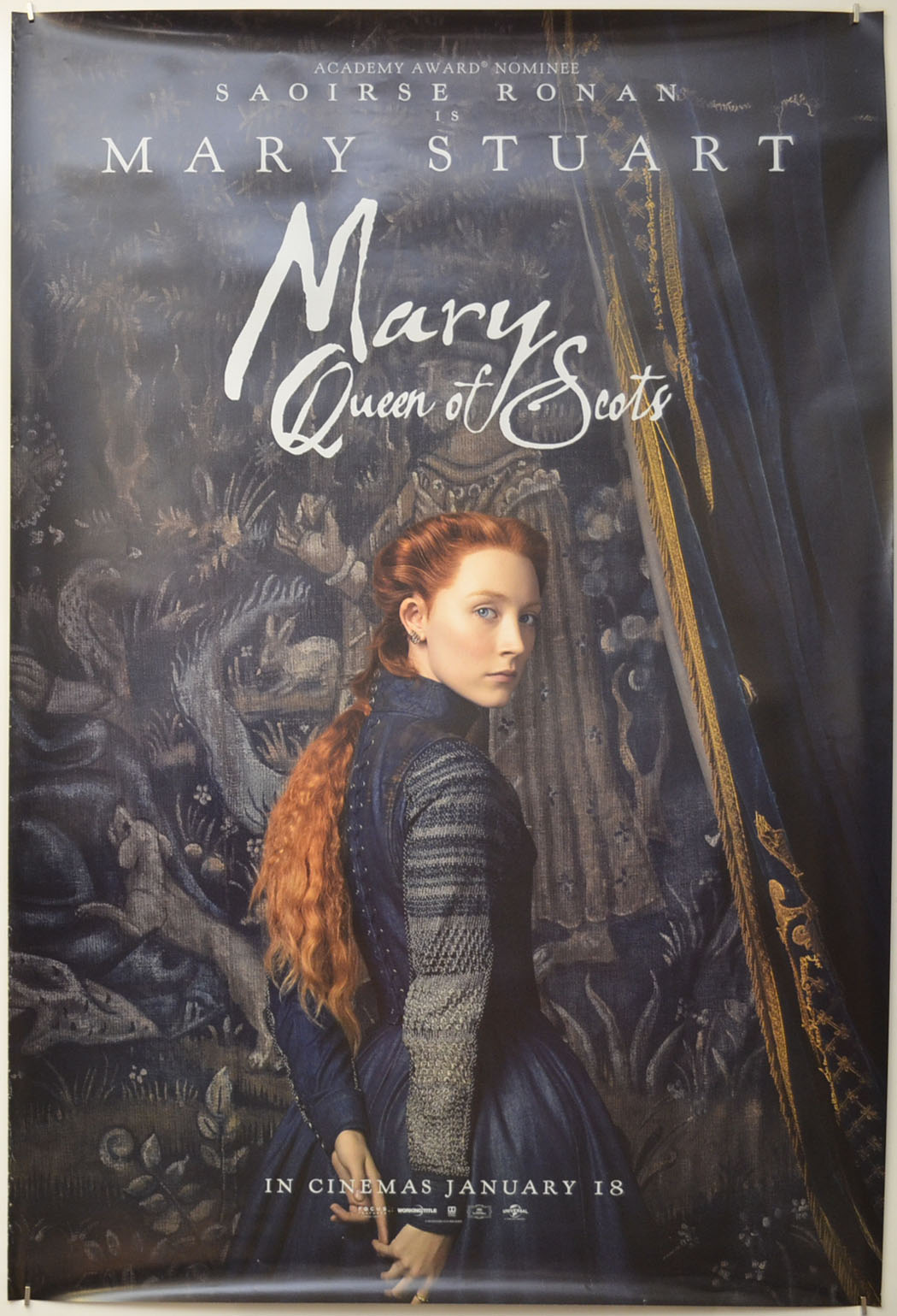 Mary Queen Of Scots (Saoirse Ronan Version) Original One Sheet Poster - Film Poster - Movie Poster