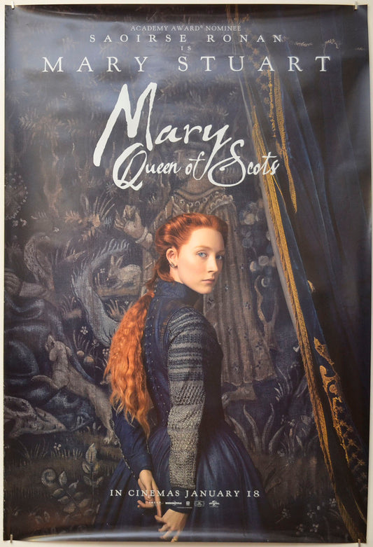 Mary Queen Of Scots (Saoirse Ronan Version) Original One Sheet Poster - Film Poster - Movie Poster