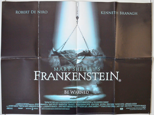 Mary Shelley's Frankenstein Original British Quad Poster - Movie Poster