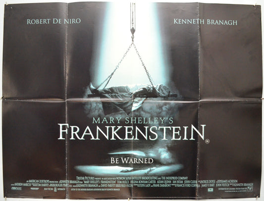 Mary Shelley's Frankenstein Original Quad Poster - Film Poster - Movie Poster