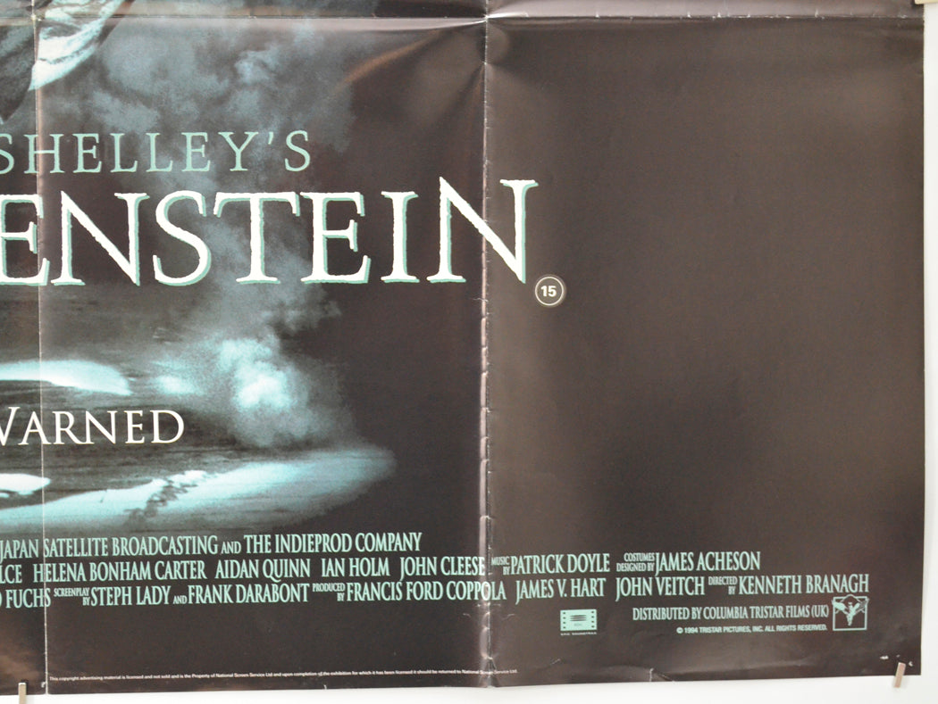 MARY SHELLEY’S FRANKENSTEIN (Bottom Right) Cinema Quad Movie Poster 