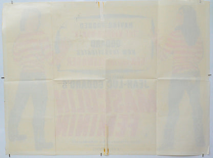 Masculin Feminin (Back) Cinema Quad Movie Poster 