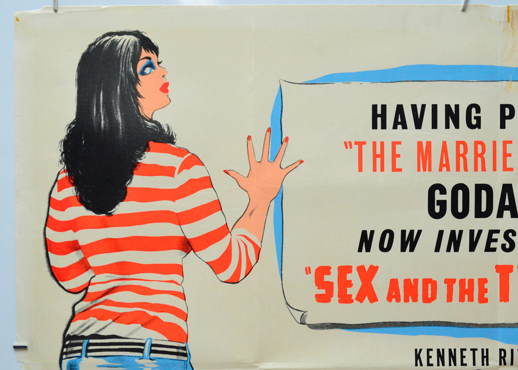 Masculin Feminin (Top Left) Cinema Quad Movie Poster 