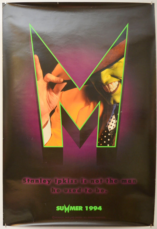 The Mask (Teaser / Advance Version) Original One Sheet Poster - Film Poster - Movie Poster