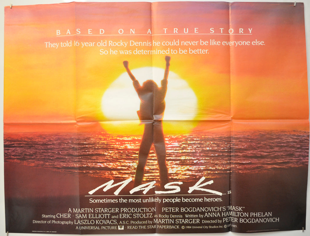 Mask  Original Quad Poster - Film Poster - Movie Poster