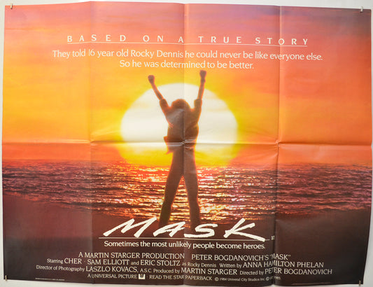 Mask  Original Quad Poster - Film Poster - Movie Poster