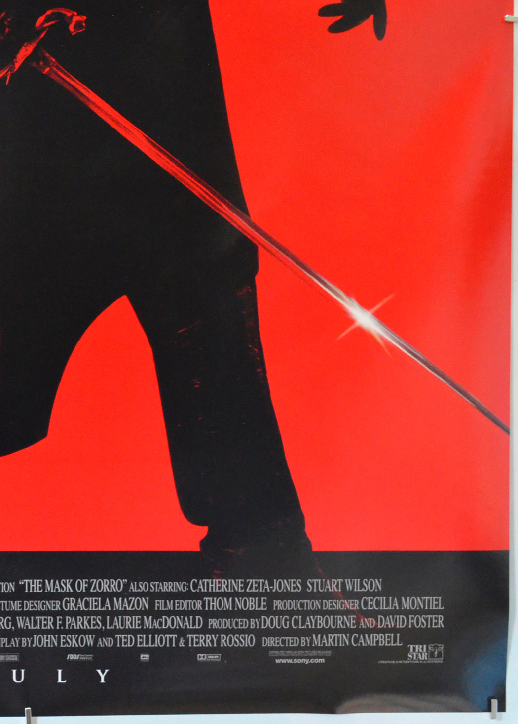 THE MASK OF ZORRO (Bottom Right) Cinema One Sheet Movie Poster 