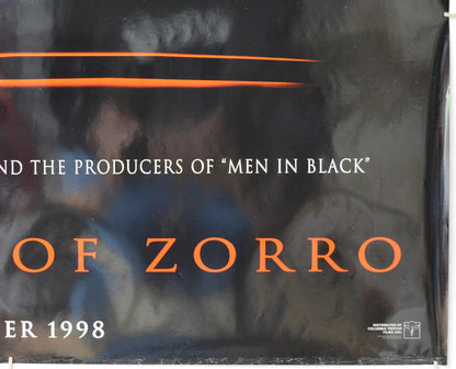 THE MASK OF ZORRO (Bottom Right) Cinema Quad Movie Poster 