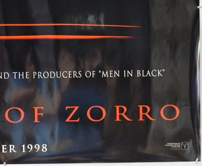 THE MASK OF ZORRO (Bottom Right) Cinema Quad Movie Poster 