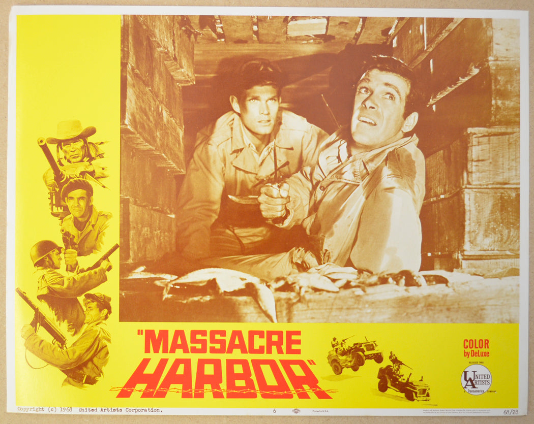 MASSACRE HARBOR (Card 6) Cinema Lobby Card Set 