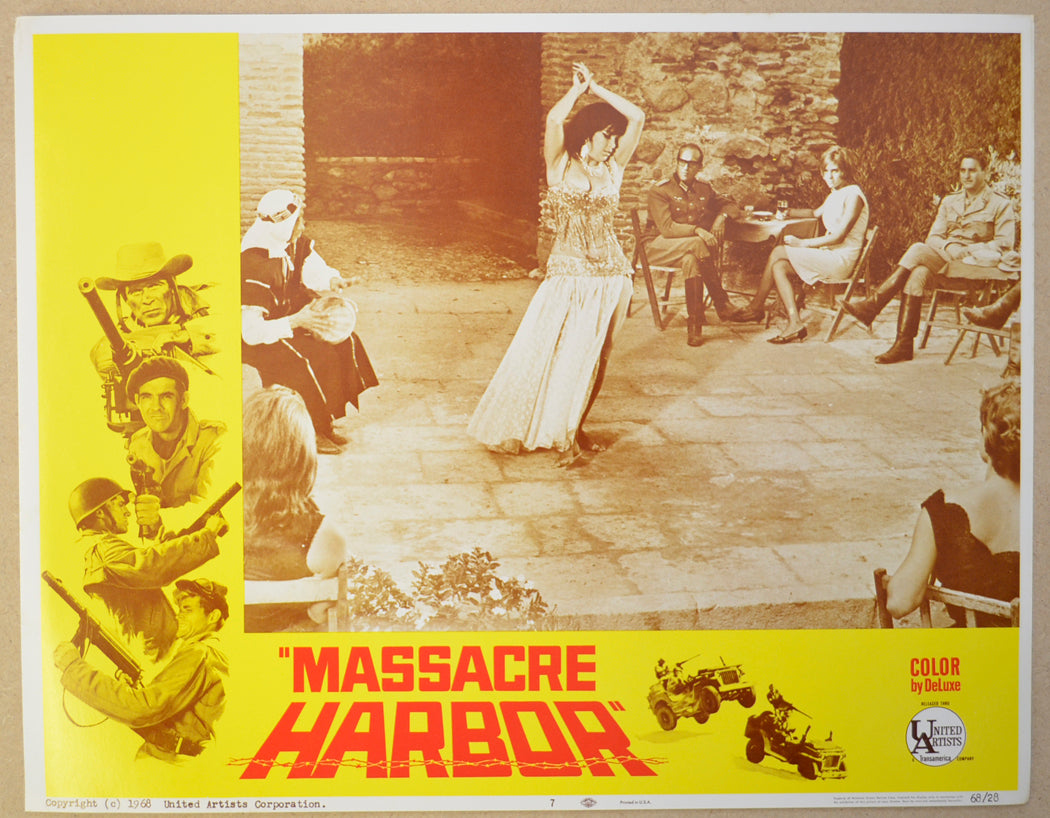 MASSACRE HARBOR (Card 7) Cinema Lobby Card Set 