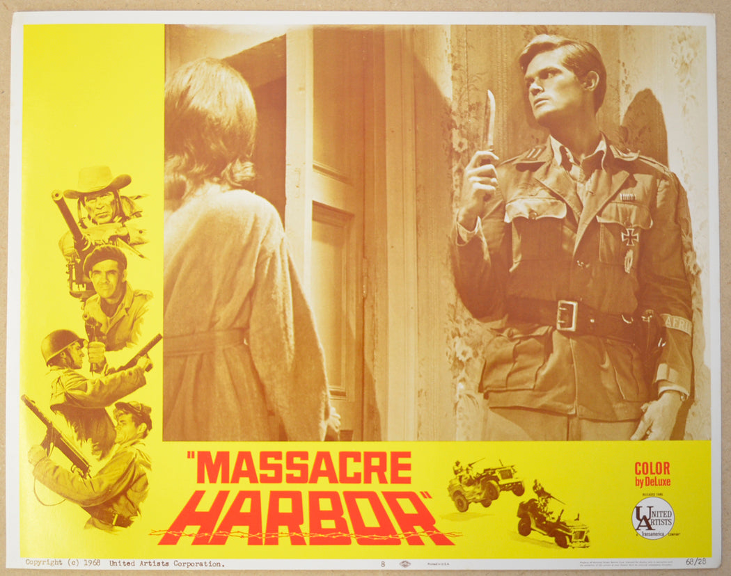 MASSACRE HARBOR (Card 8) Cinema Lobby Card Set 