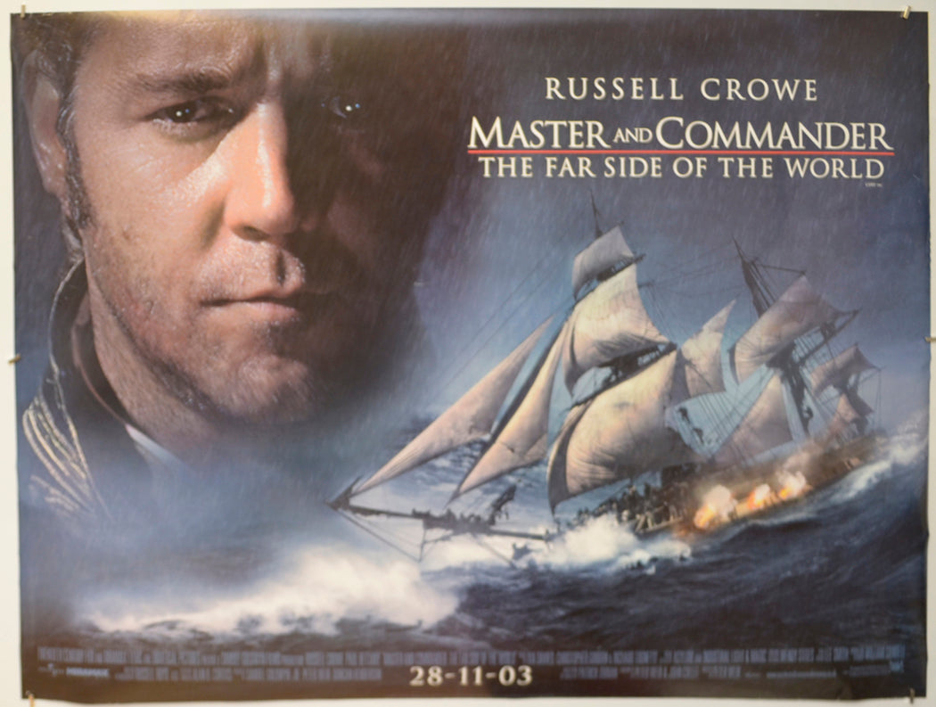 Master And Commander : The Far Side Of The World  Original Quad Poster - Film Poster - Movie Poster