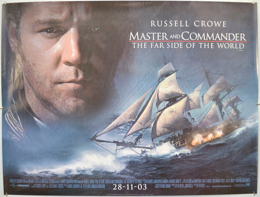 Master And Commander : The Far Side Of The World Original Quad Poster - Film Poster - Movie Poster