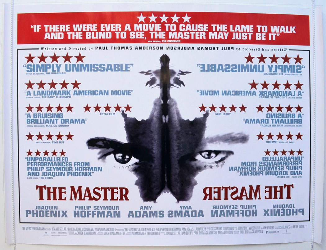 The Master Original British Quad Poster - Film Poster - Movie Poster 