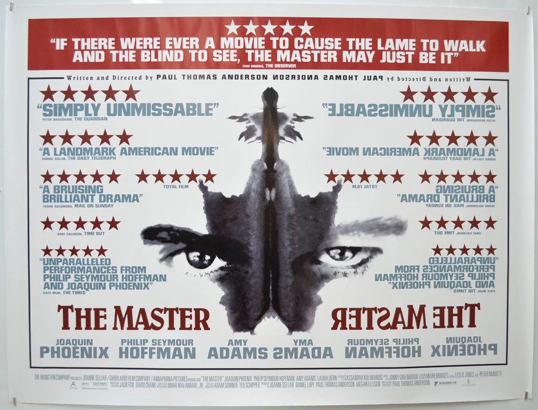 The Master  Original Quad Poster - Film Poster - Movie Poster