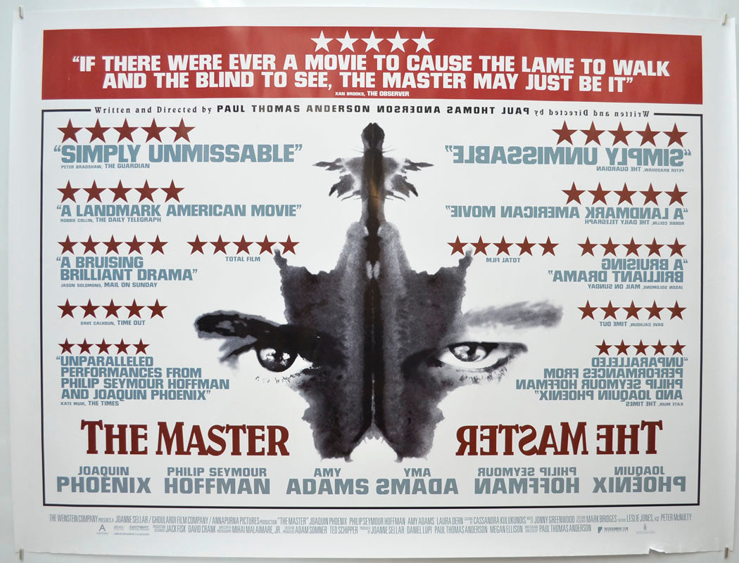 The Master  Original Quad Poster - Film Poster - Movie Poster