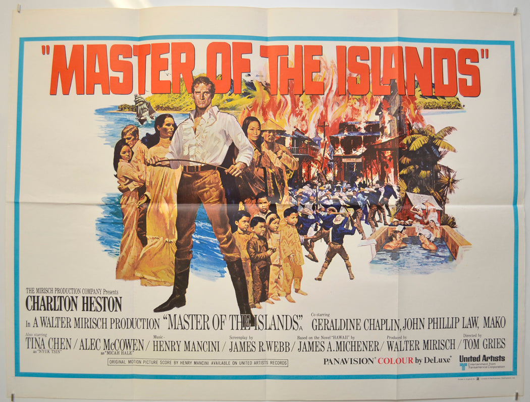 Master Of The Islands (a.k.a. The Hawaiians) Original Quad Poster - Film Poster - Movie Poster