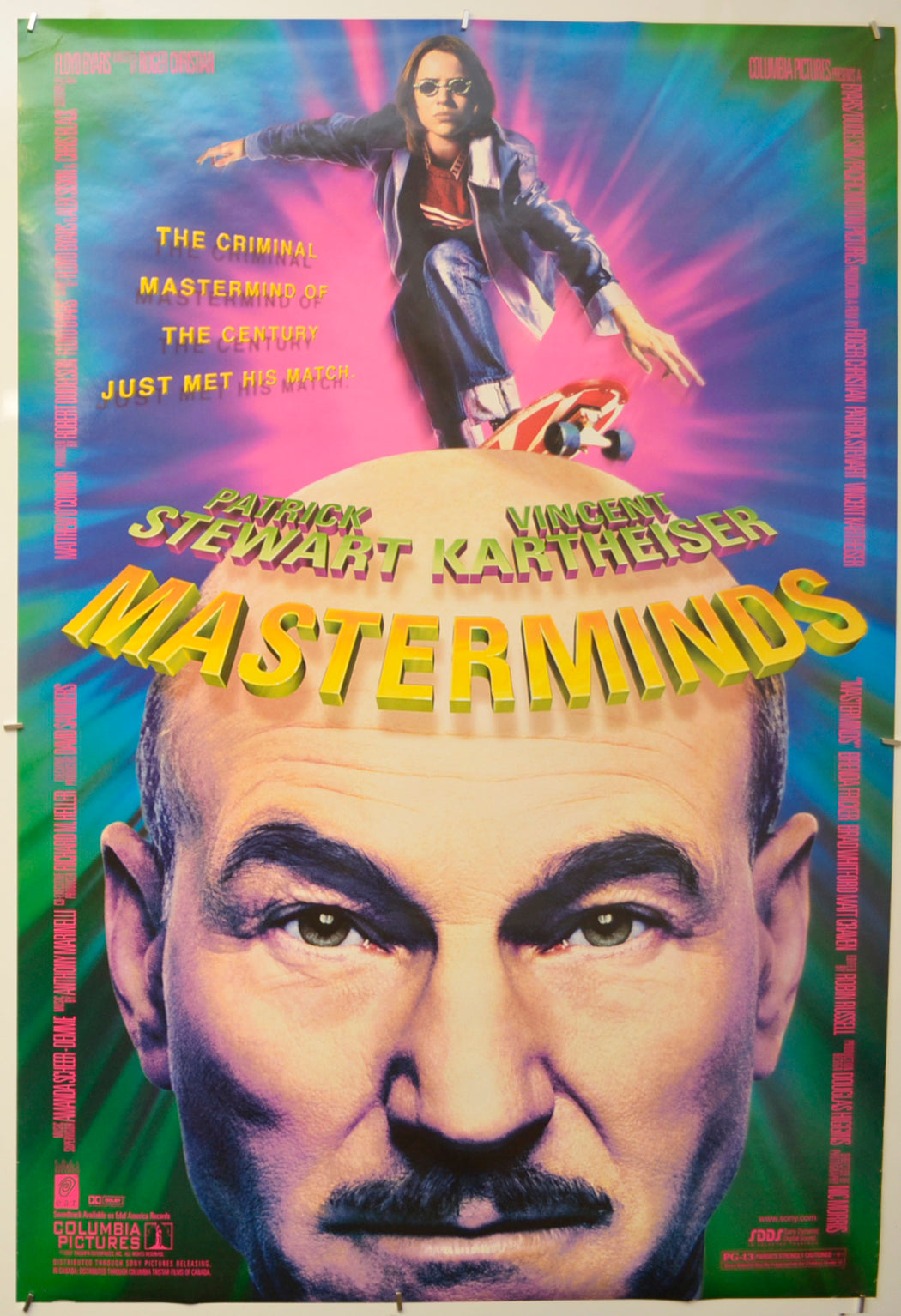 Masterminds  Original One Sheet Poster - Film Poster - Movie Poster