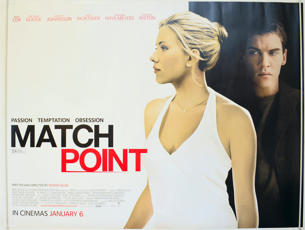 Match Point  Original British Quad Poster - Film Poster - Movie Poster 