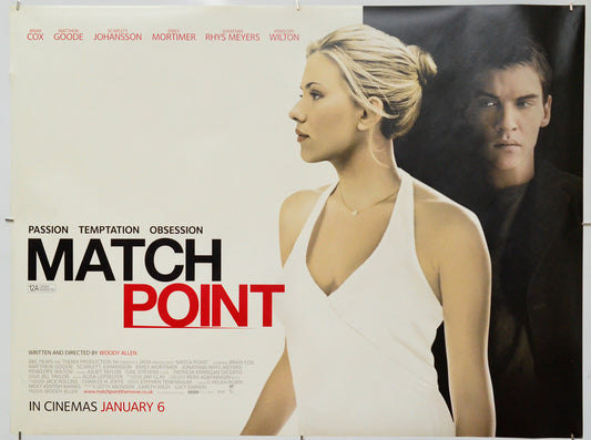 Match Point - Original Quad Poster - Film Poster - Movie Poster
