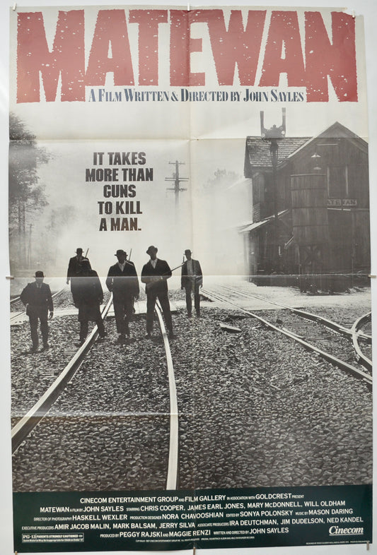 Matewan  Original One Sheet Poster - Film Poster - Movie Poster